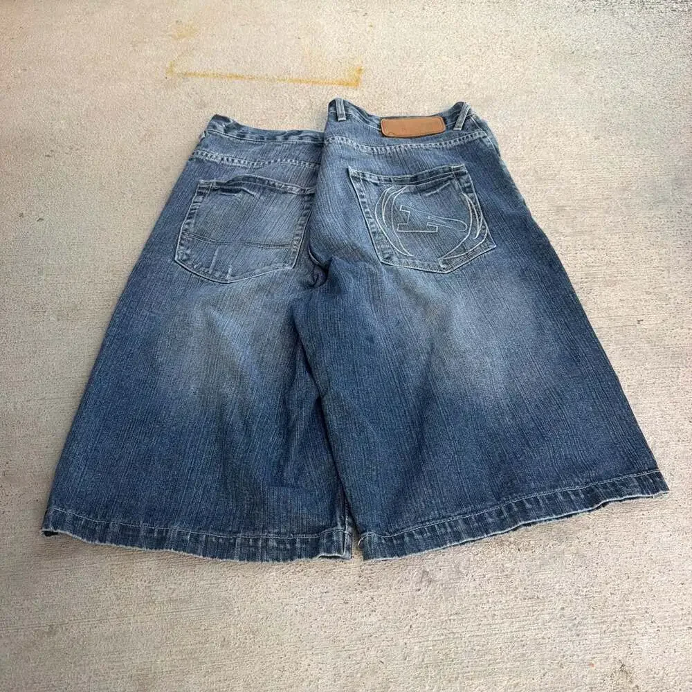 Phat Farm Men's Blue Denim Jean Shorts Size 38